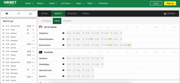 Unibet horse racing results and upcoming race times – does Unibet allow arbitrage betting insights.